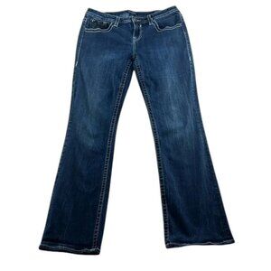 Vigoss Dublin Slim Boot Jeans Women’s Size 11/12 Mid-Rise Stretch Denim